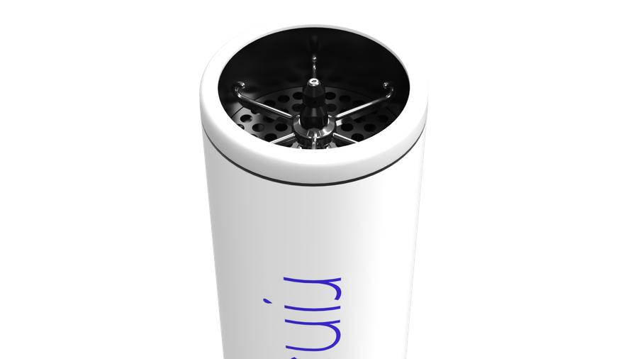 PillarRinser, free-standing column with rinsing head